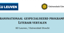 Masteropleiding literair vertalen