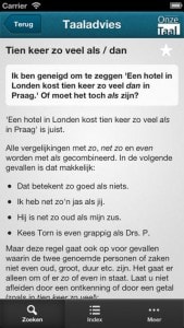 App 'Onze Taal'