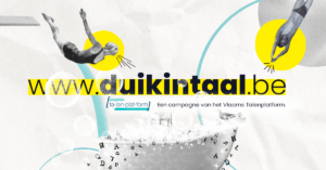 campagnebeeld van de Duik in taal!-talencampagne