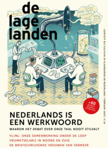 cover van de lage landen, thema: Nederlands is een werkwoord